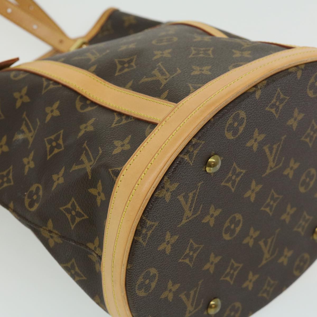 LOUIS VUITTON Monogram Bucket GM Shoulder Bag M42236 LV Auth pt4331