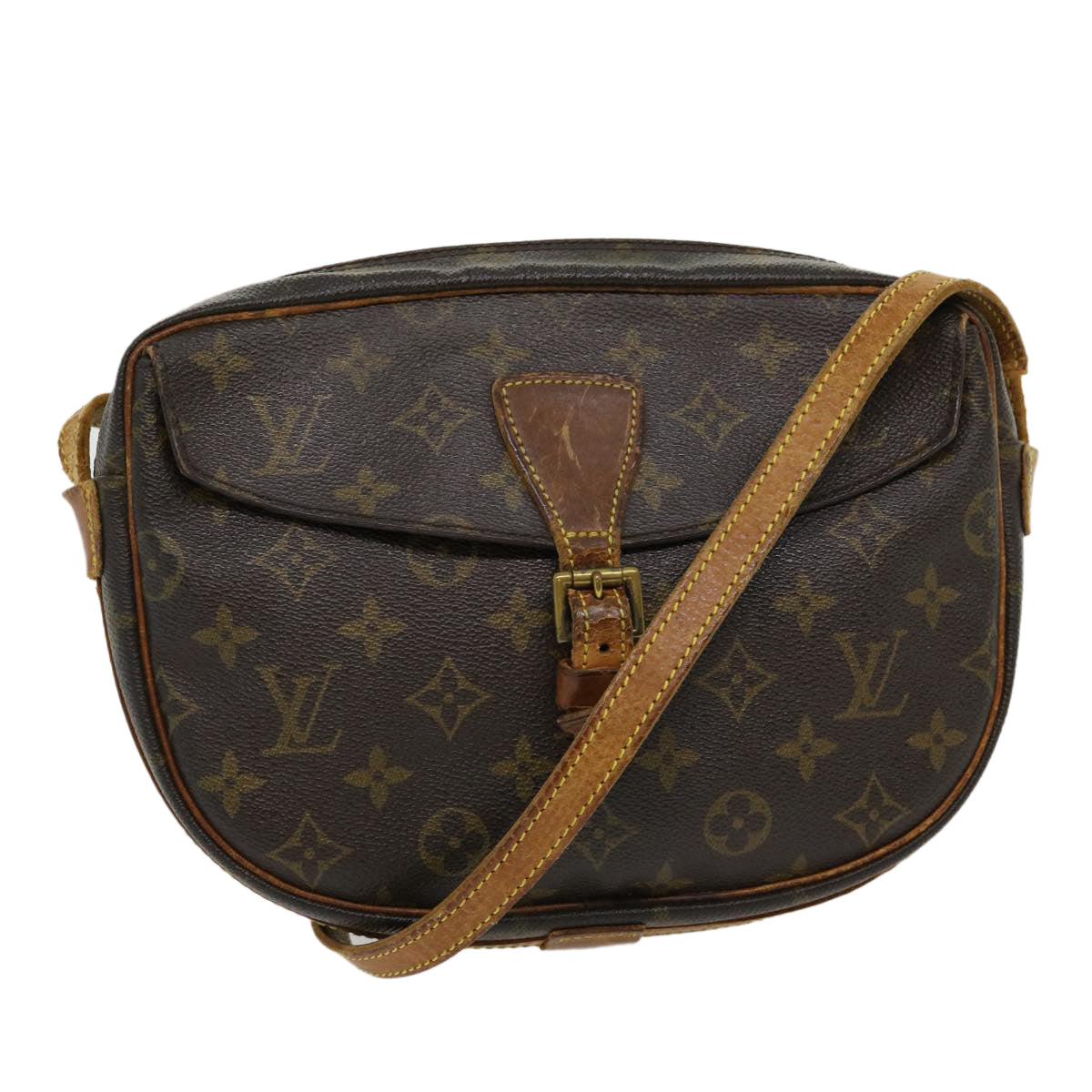 LOUIS VUITTON Monogram Jeune Fille MM Shoulder Bag M51226 LV Auth pt4348