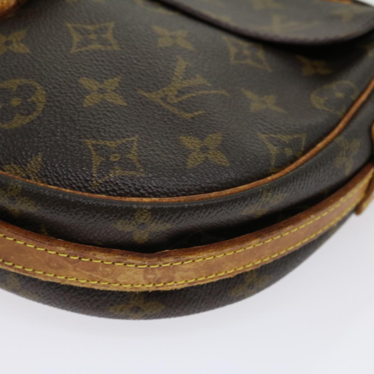 LOUIS VUITTON Monogram Jeune Fille MM Shoulder Bag M51226 LV Auth pt4348