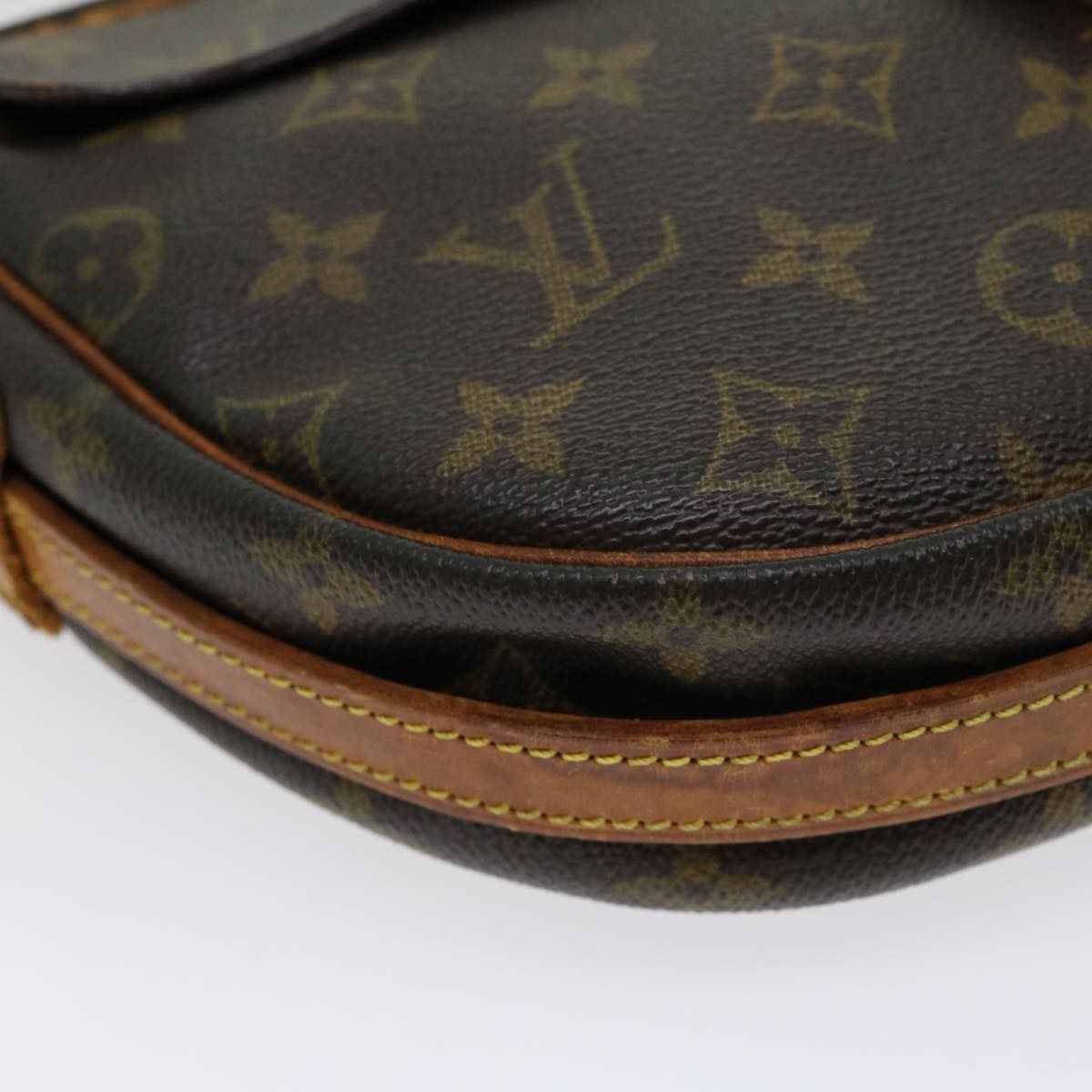 LOUIS VUITTON Monogram Jeune Fille MM Shoulder Bag M51226 LV Auth pt4348