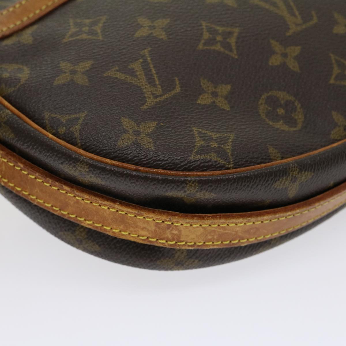 LOUIS VUITTON Monogram Jeune Fille MM Shoulder Bag M51226 LV Auth pt4348