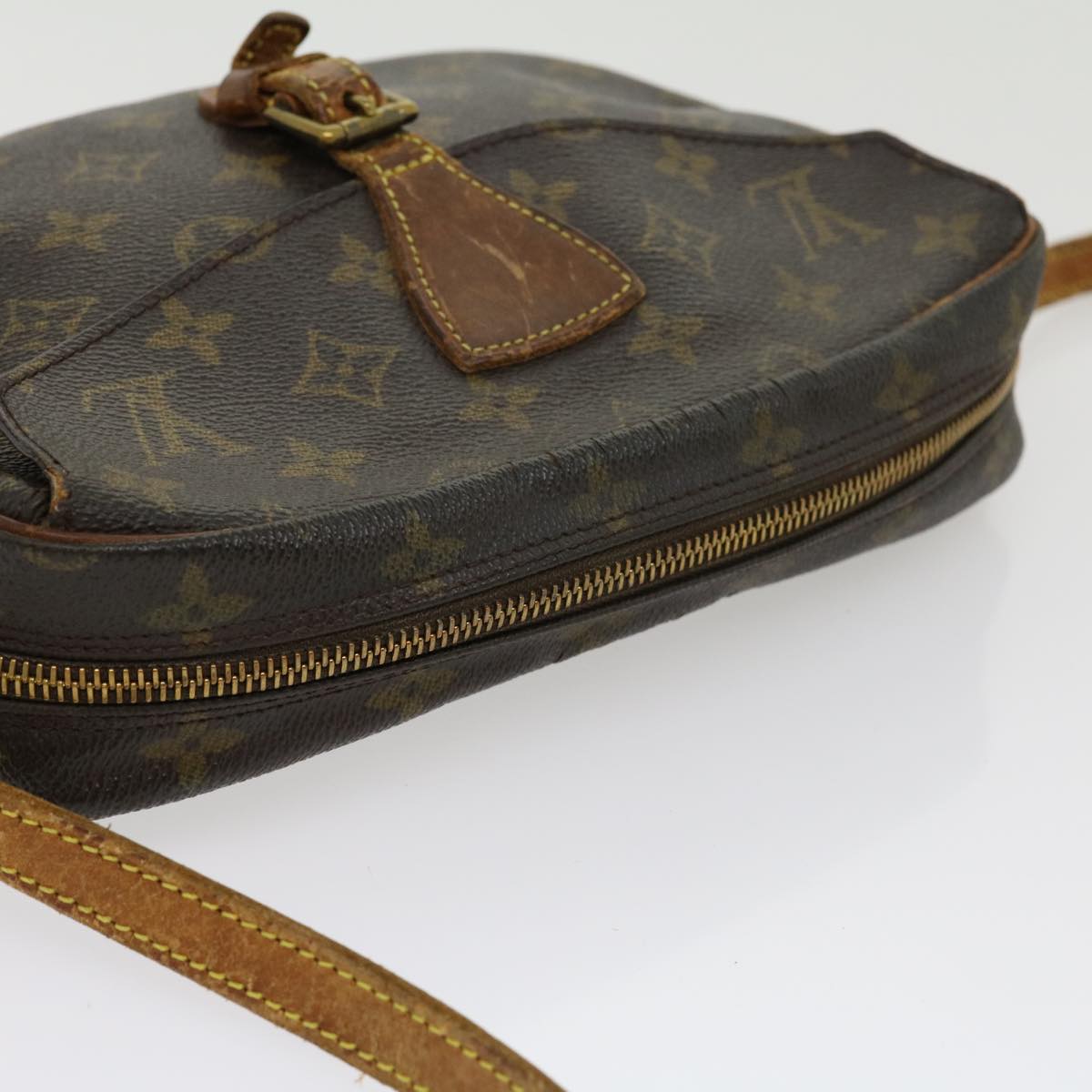 LOUIS VUITTON Monogram Jeune Fille MM Shoulder Bag M51226 LV Auth pt4348