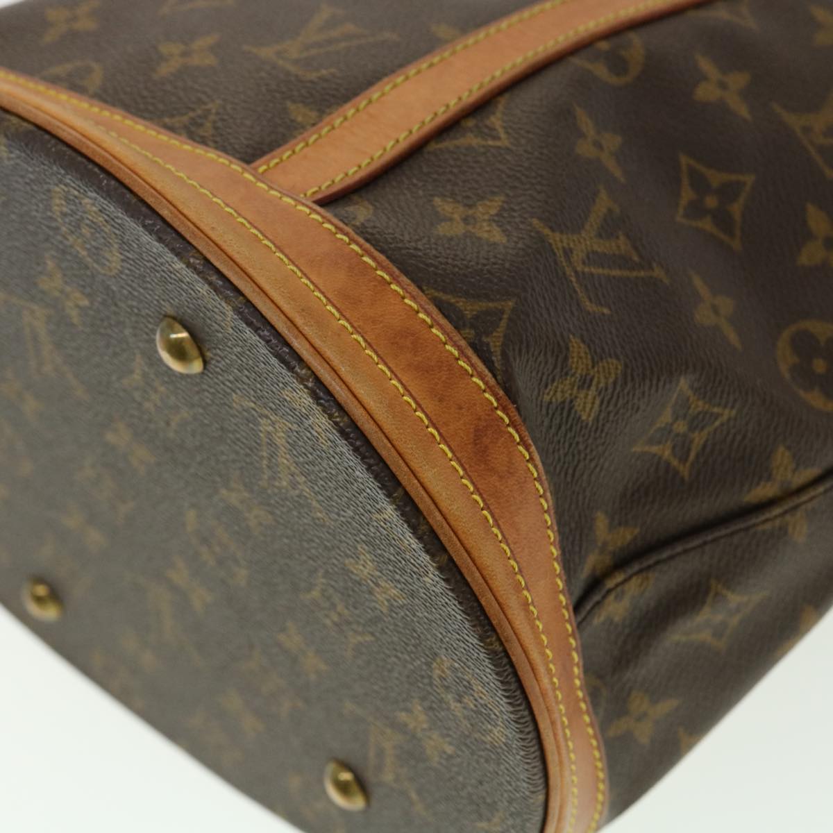 LOUIS VUITTON Monogram Bucket GM Shoulder Bag M42236 LV Auth pt4646