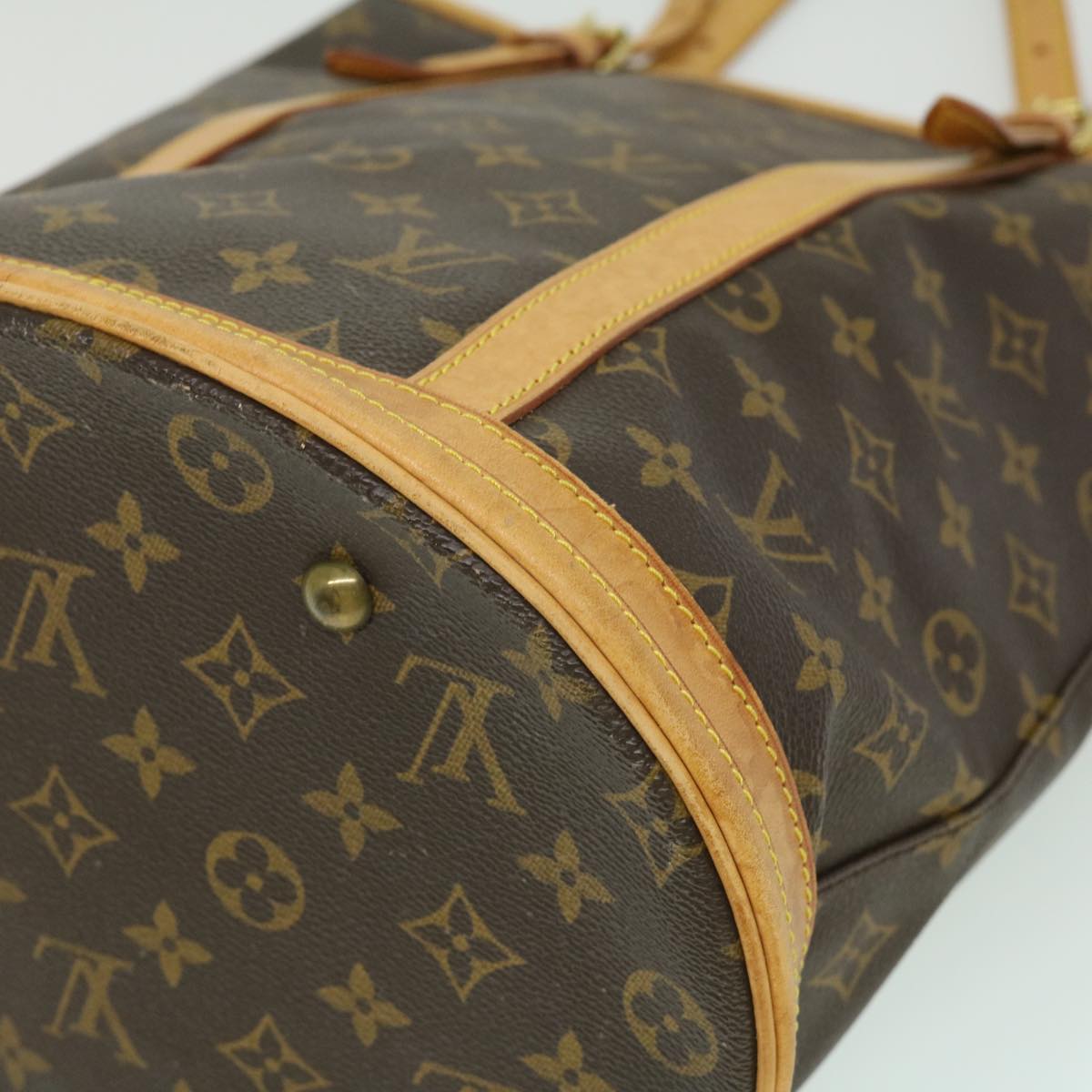 LOUIS VUITTON Monogram Bucket GM Shoulder Bag M42236 LV Auth pt4865