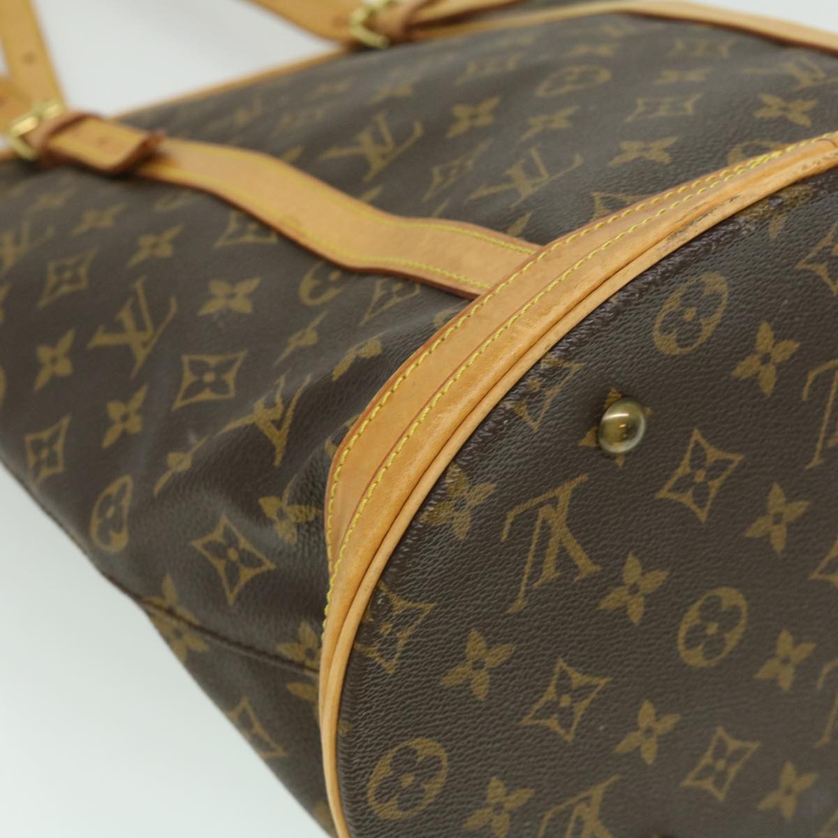 LOUIS VUITTON Monogram Bucket GM Shoulder Bag M42236 LV Auth pt4865