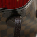 LOUIS VUITTON Damier Ebene Neverfull MM Tote Bag N51105 LV Auth pt4962-8