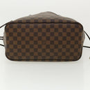 LOUIS VUITTON Damier Ebene Neverfull MM Tote Bag N51105 LV Auth pt4962-5