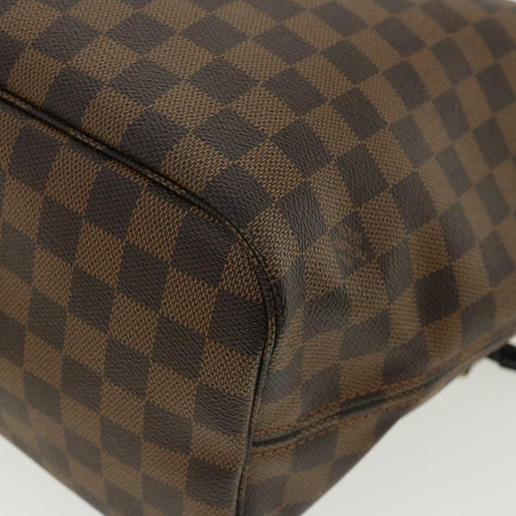 LOUIS VUITTON Damier Ebene Neverfull MM Tote Bag N51105 LV Auth pt4962