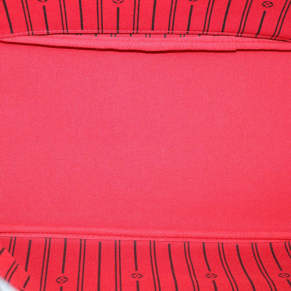 LOUIS VUITTON Damier Ebene Neverfull MM Tote Bag N51105 LV Auth pt4962