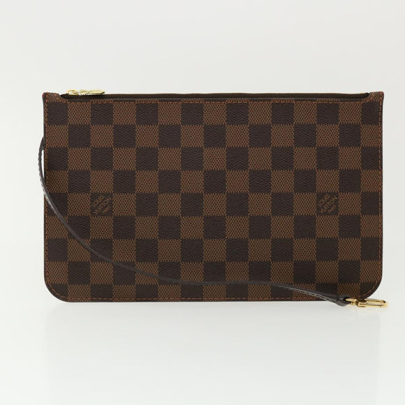 LOUIS VUITTON Damier Ebene Neverfull MM Tote Bag N51105 LV Auth pt4962