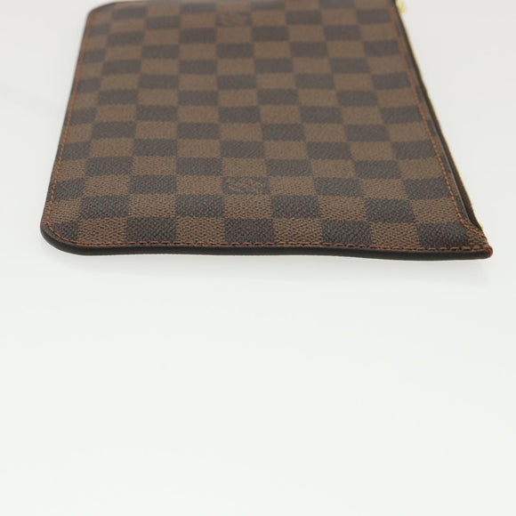 LOUIS VUITTON Damier Ebene Neverfull MM Tote Bag N51105 LV Auth pt4962