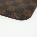 LOUIS VUITTON Damier Ebene Neverfull MM Tote Bag N51105 LV Auth pt4962-29