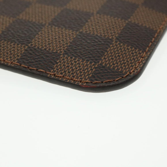 LOUIS VUITTON Damier Ebene Neverfull MM Tote Bag N51105 LV Auth pt4962