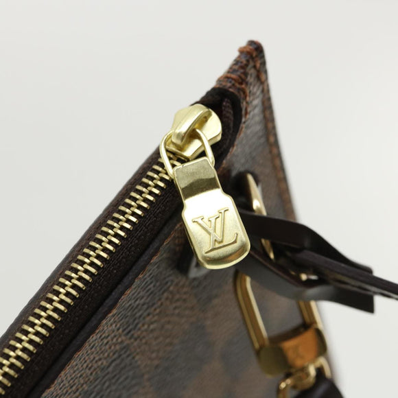 LOUIS VUITTON Damier Ebene Neverfull MM Tote Bag N51105 LV Auth pt4962