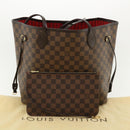 LOUIS VUITTON Damier Ebene Neverfull MM Tote Bag N51105 LV Auth pt4962-12