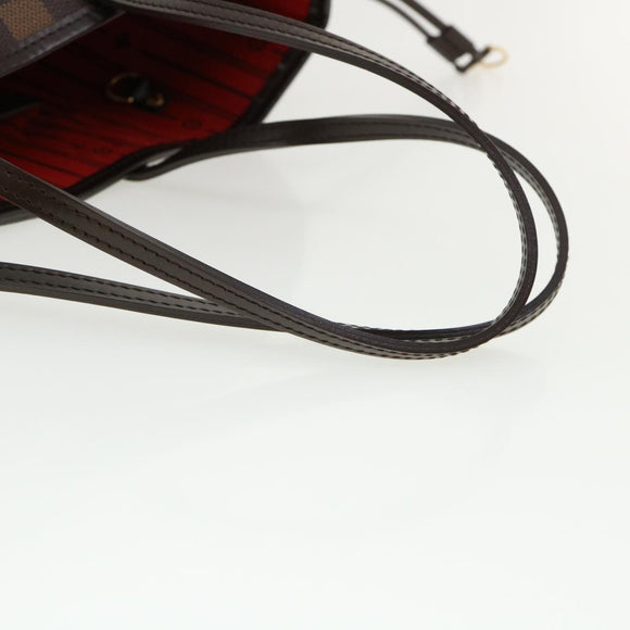 LOUIS VUITTON Damier Ebene Neverfull MM Tote Bag N51105 LV Auth pt4962