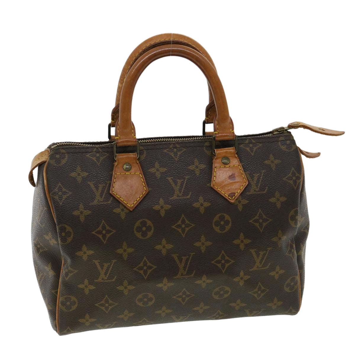 LOUIS VUITTON Monogram Speedy 25 Hand Bag M41528 LV Auth pt5116