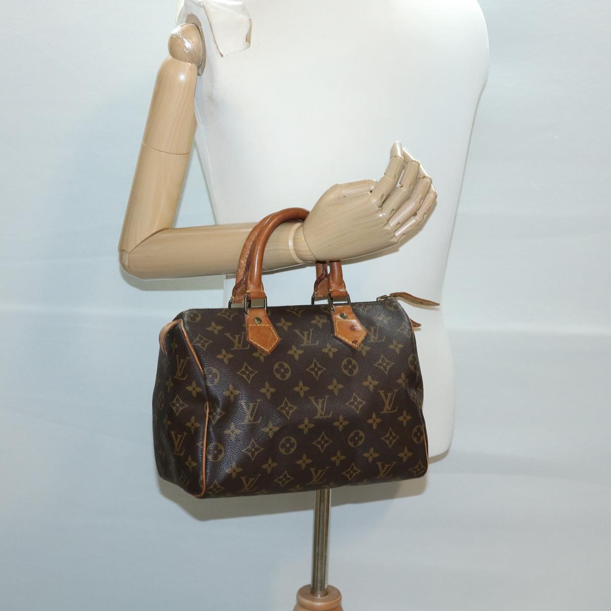 LOUIS VUITTON Monogram Speedy 25 Hand Bag M41528 LV Auth pt5116