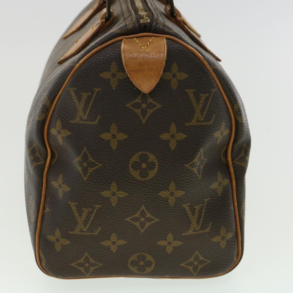 LOUIS VUITTON Monogram Speedy 25 Hand Bag M41528 LV Auth pt5116