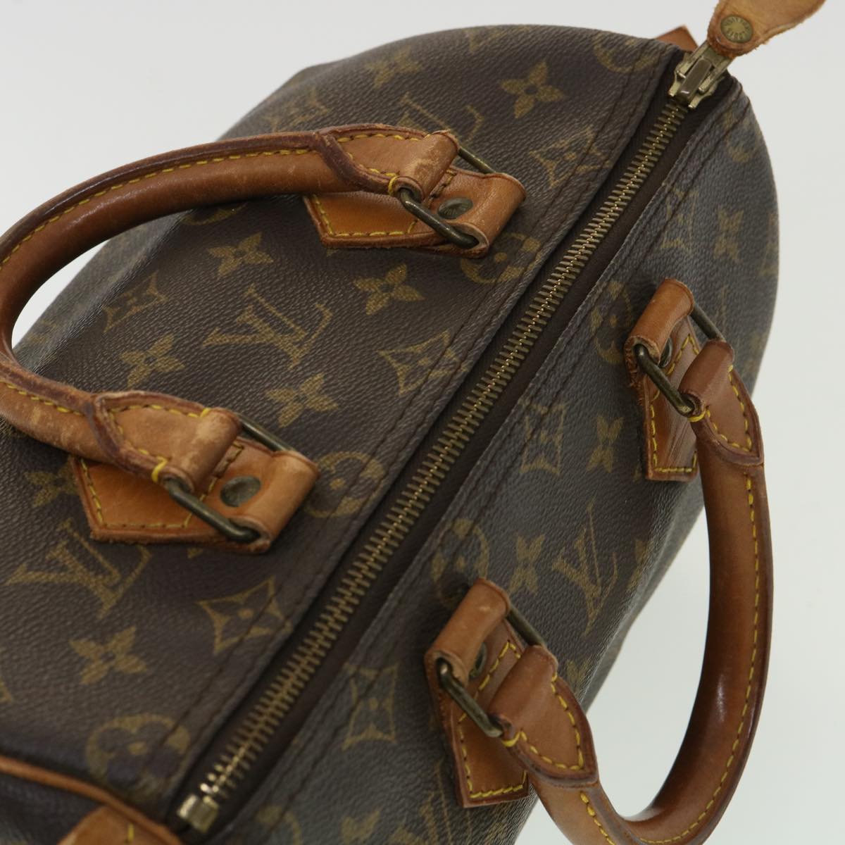 LOUIS VUITTON Monogram Speedy 25 Hand Bag M41528 LV Auth pt5116