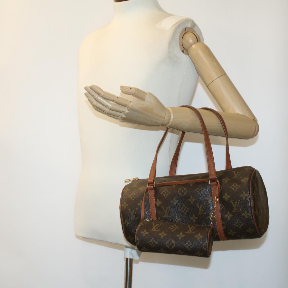 LOUIS VUITTON Monogram Papillon 30 old model Hand Bag M51365 LV Auth pt5248