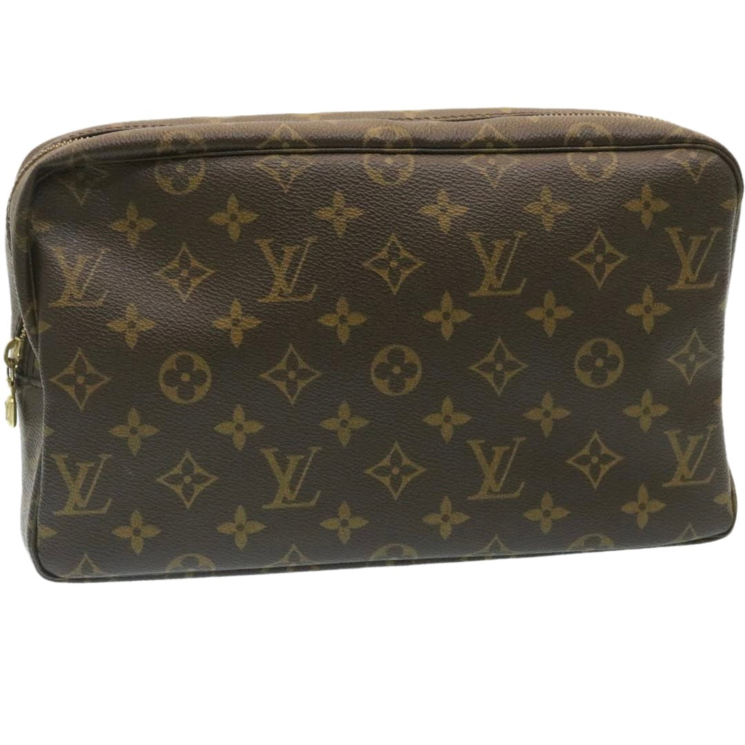 LOUIS VUITTON Monogram Trousse Toilette 28 Clutch Bag M47522 LV Auth pt551