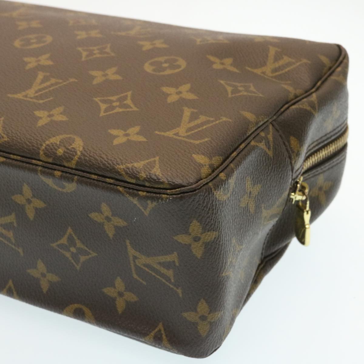 LOUIS VUITTON Monogram Trousse Toilette 28 Clutch Bag M47522 LV Auth pt551