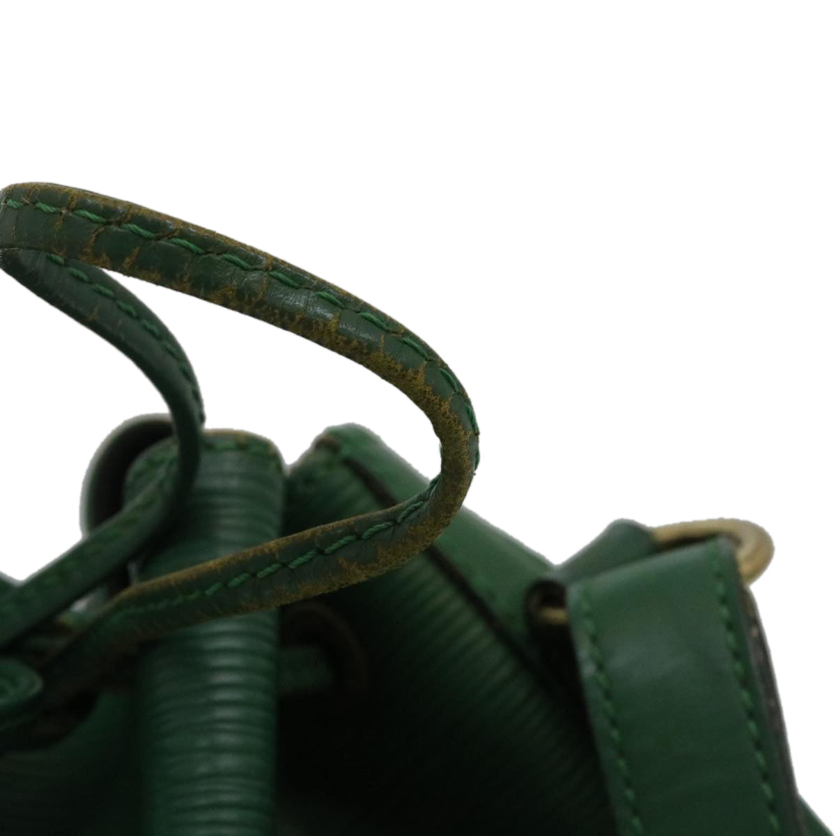 LOUIS VUITTON Epi Petit Noe Shoulder Bag Green M44104 LV Auth pt658