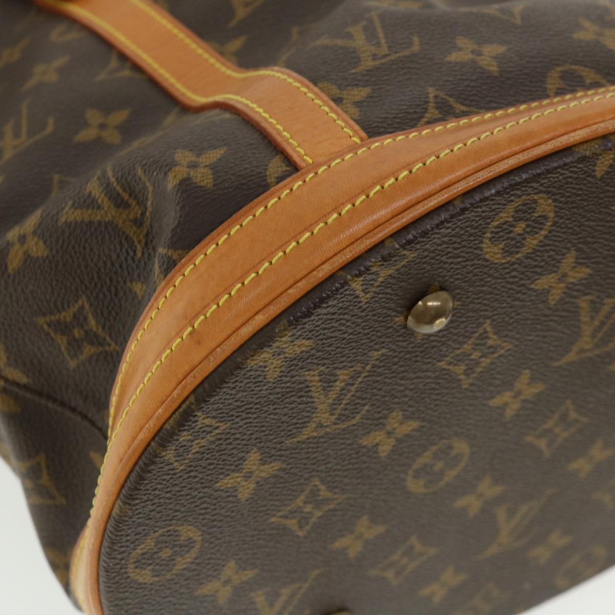 LOUIS VUITTON Monogram Bucket GM Shoulder Bag bs465 LV Auth pt663