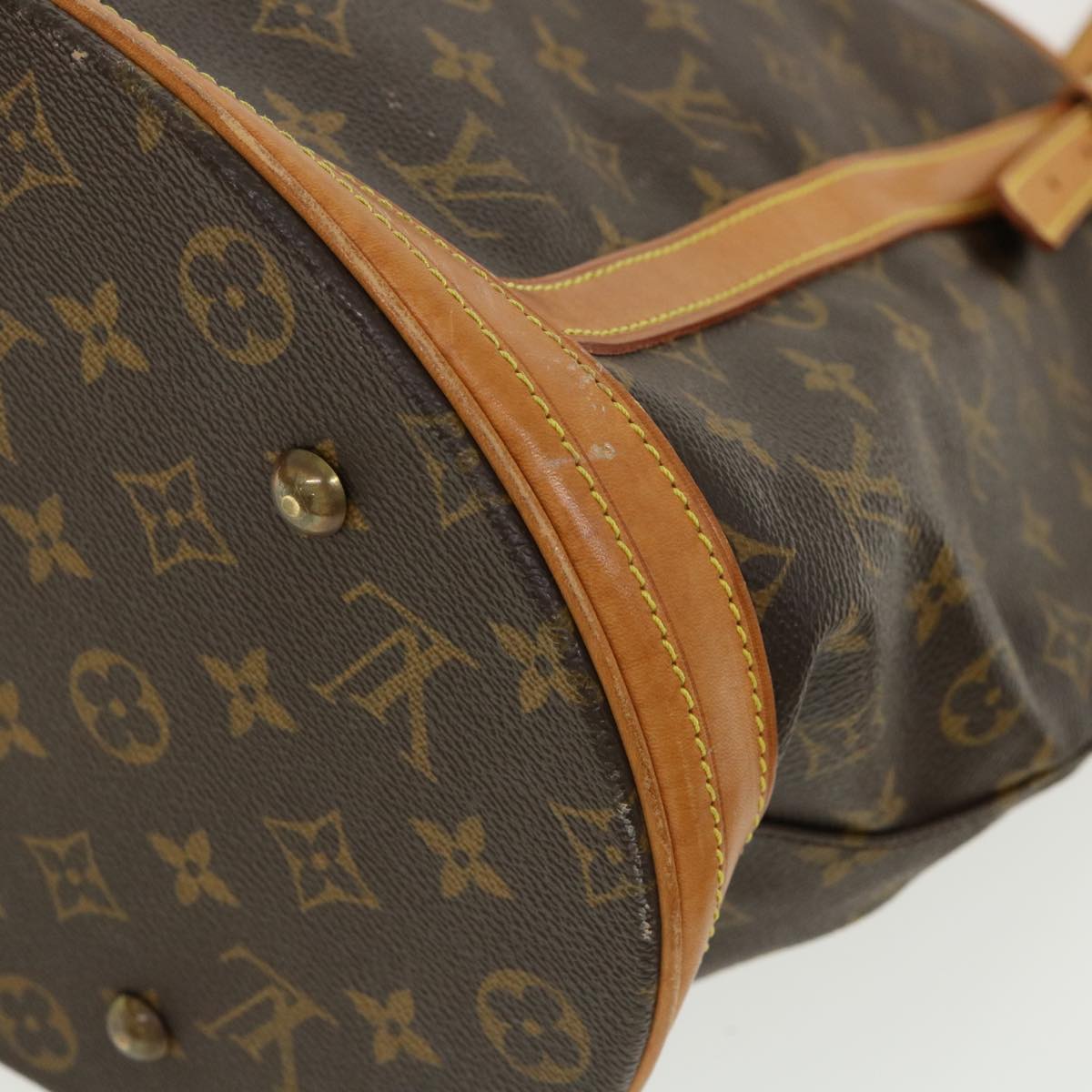 LOUIS VUITTON Monogram Bucket GM Shoulder Bag bs465 LV Auth pt663