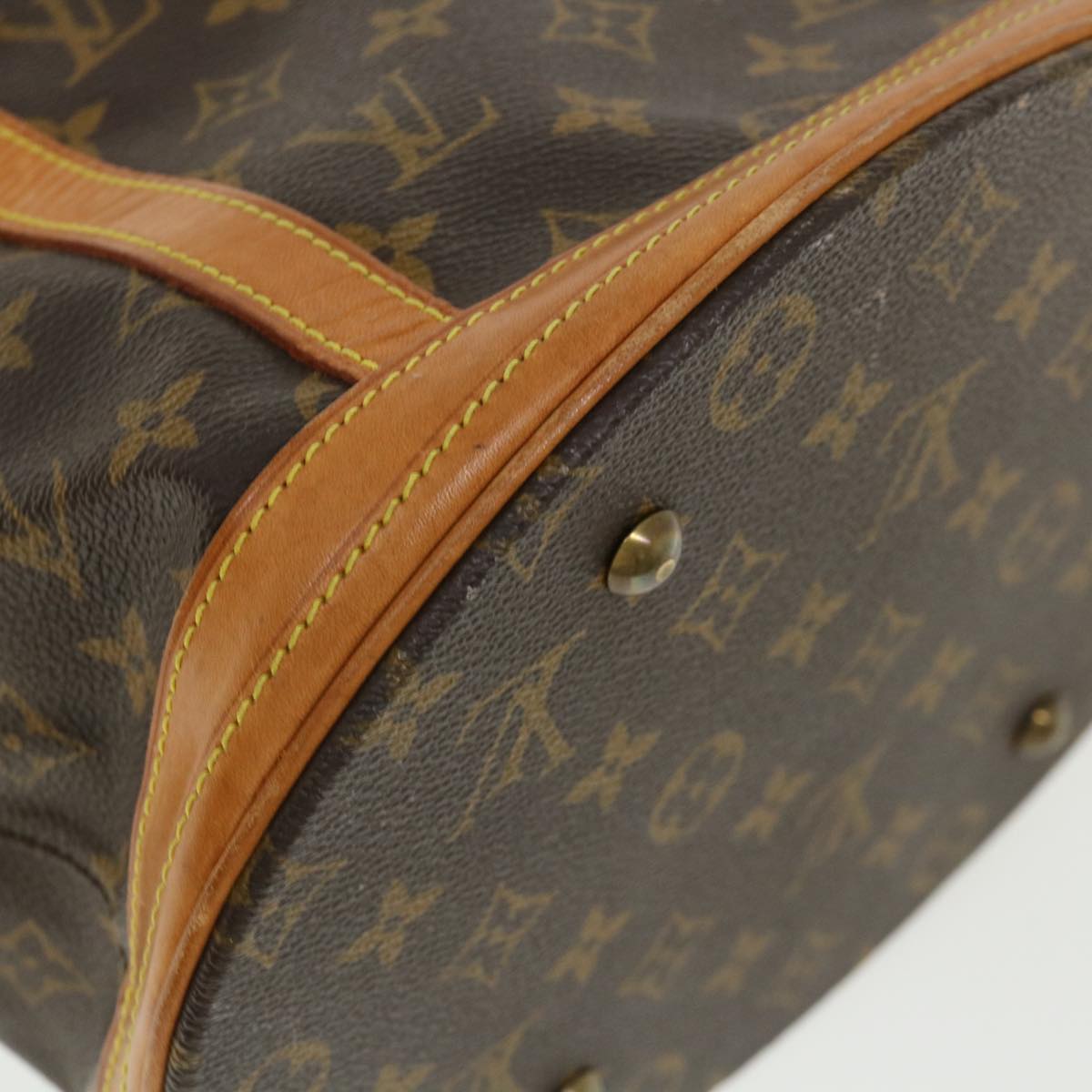 LOUIS VUITTON Monogram Bucket GM Shoulder Bag bs465 LV Auth pt663