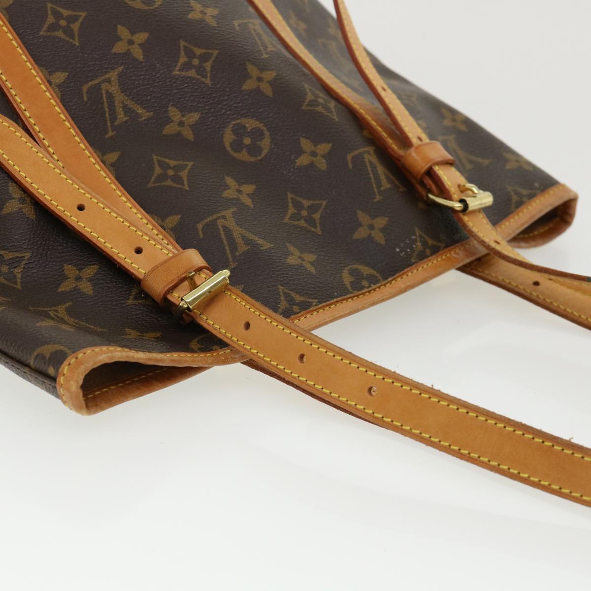 LOUIS VUITTON Monogram Bucket GM Shoulder Bag bs465 LV Auth pt663