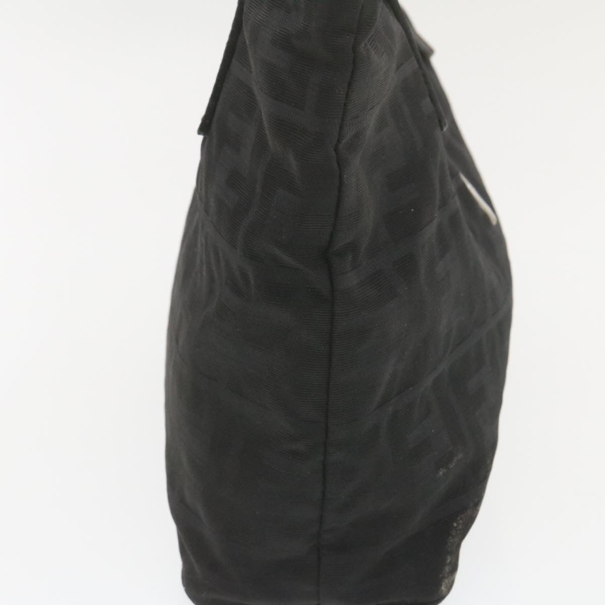 FENDI Zucca Canvas Tote Bag Black Auth rd1651