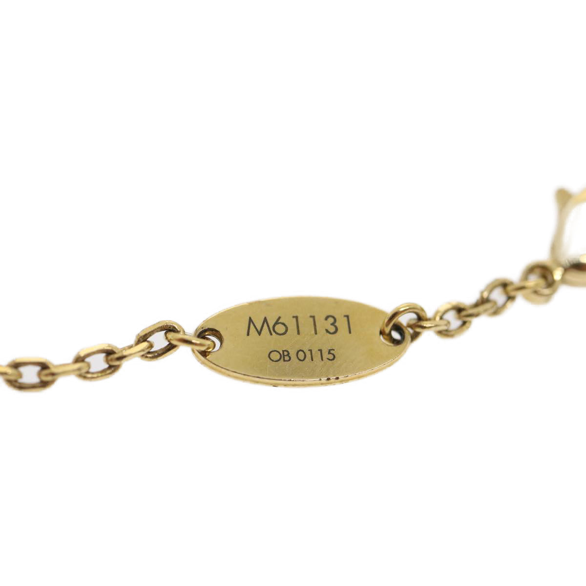 LOUIS VUITTON Bracelet metal Gold M61131 LV Auth rd2076