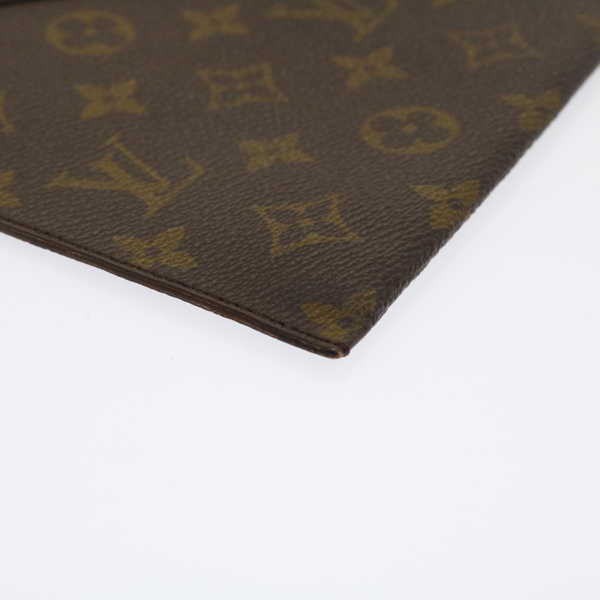 LOUIS VUITTON Monogram Posh plate Briefcase M53522 LV Auth rd2080