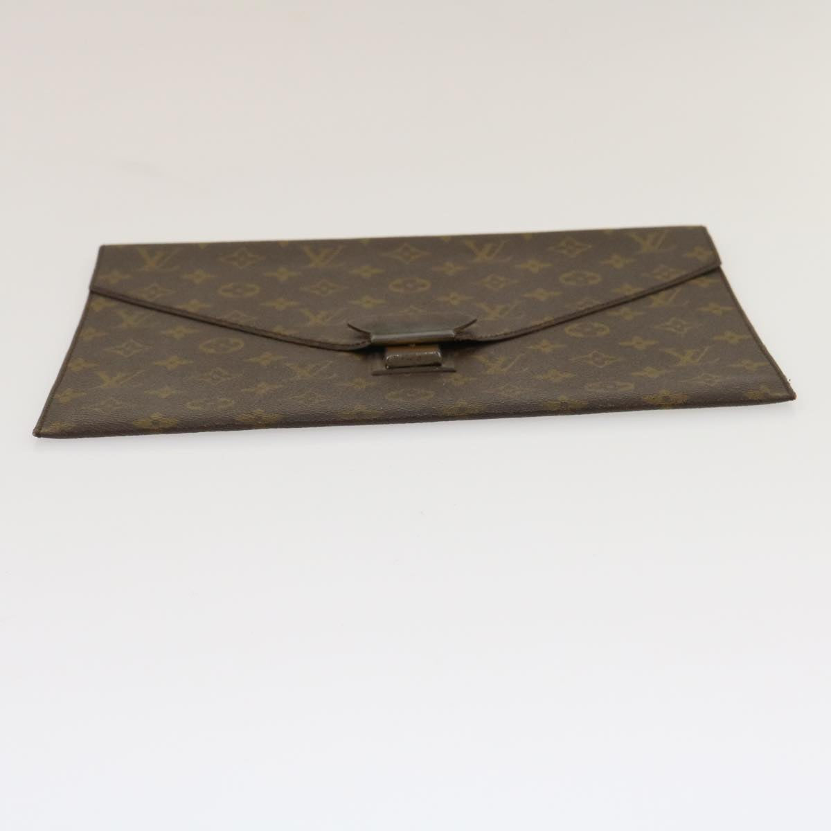 LOUIS VUITTON Monogram Posh plate Briefcase M53522 LV Auth rd2080