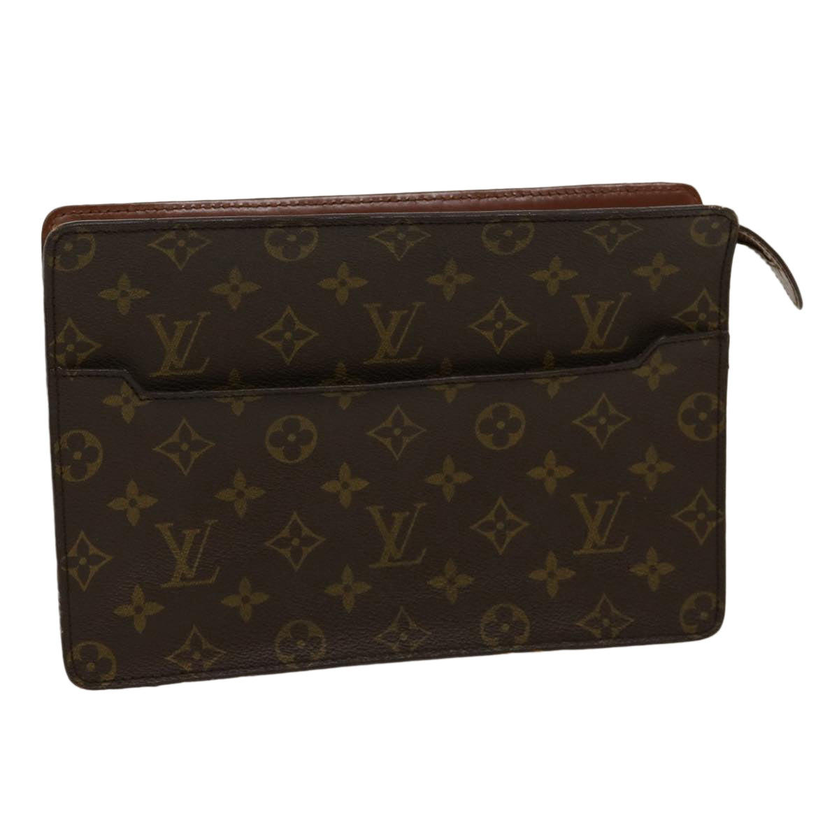 LOUIS VUITTON Monogram Pochette Homme Clutch Bag M51795 LV Auth rd2088