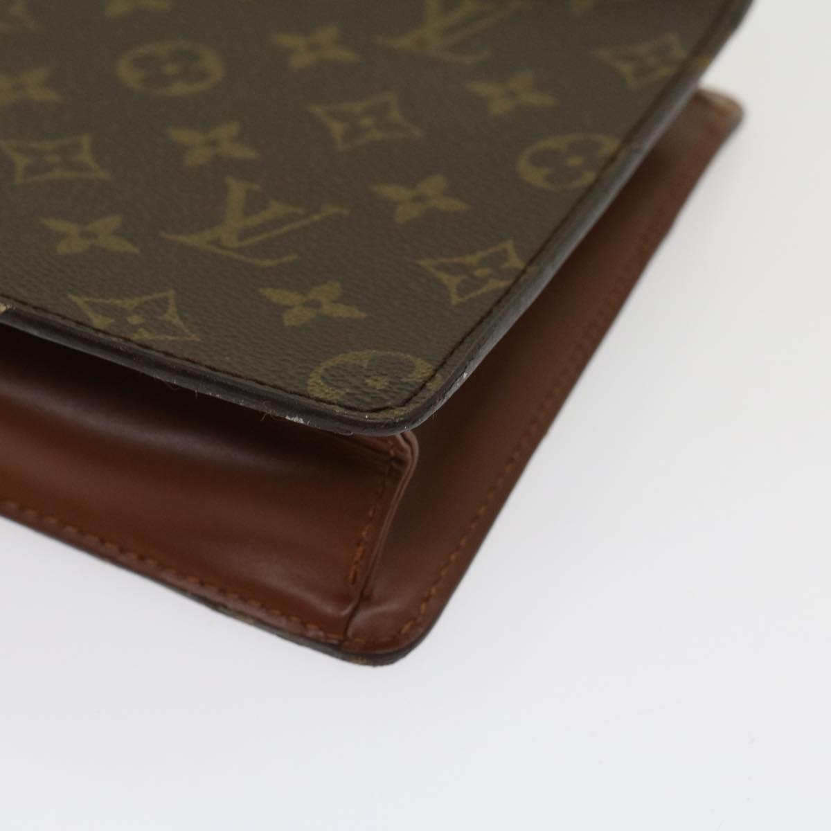 LOUIS VUITTON Monogram Pochette Homme Clutch Bag M51795 LV Auth rd2088