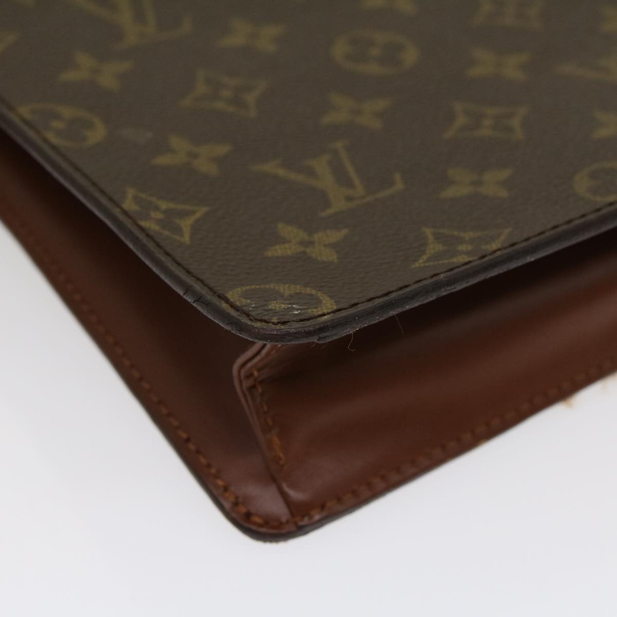 LOUIS VUITTON Monogram Pochette Homme Clutch Bag M51795 LV Auth rd2088