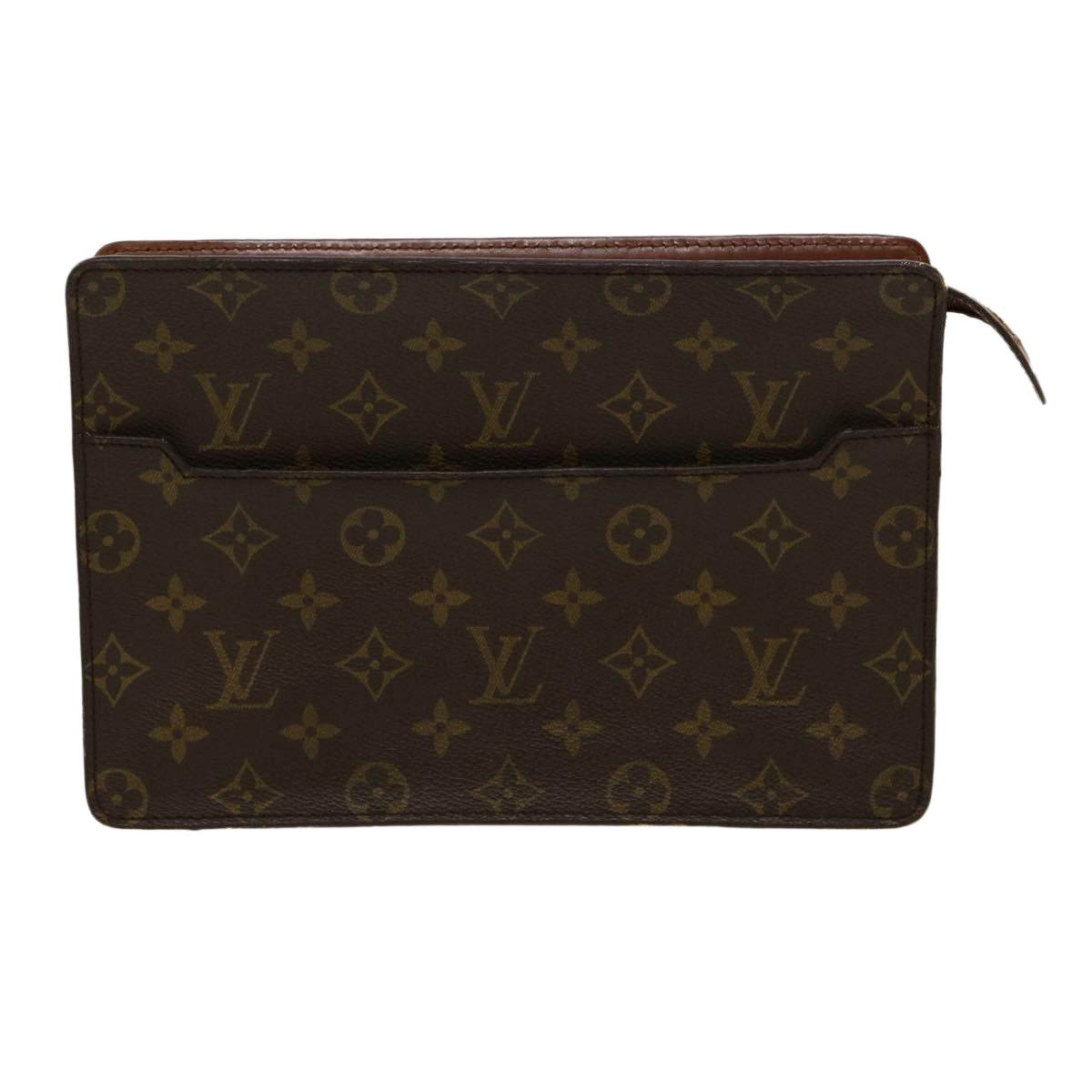 LOUIS VUITTON Monogram Pochette Homme Clutch Bag M51795 LV Auth rd2088