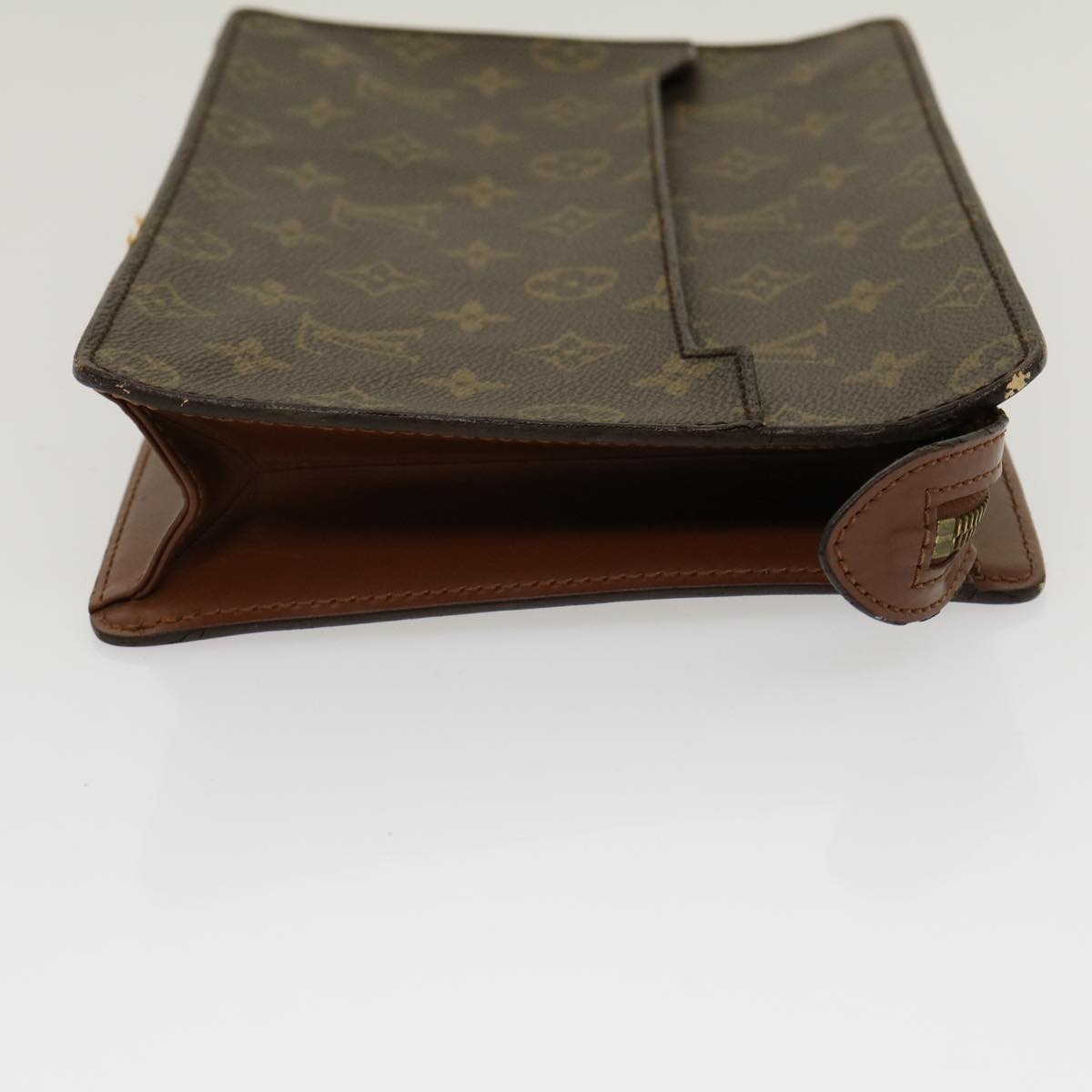 LOUIS VUITTON Monogram Pochette Homme Clutch Bag M51795 LV Auth rd2088