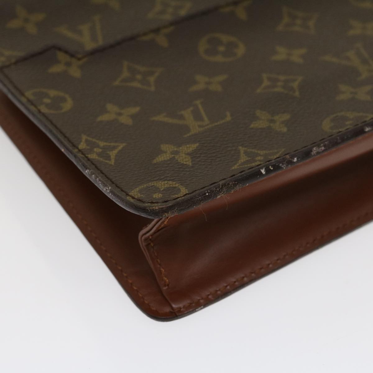 LOUIS VUITTON Monogram Pochette Homme Clutch Bag M51795 LV Auth rd2088