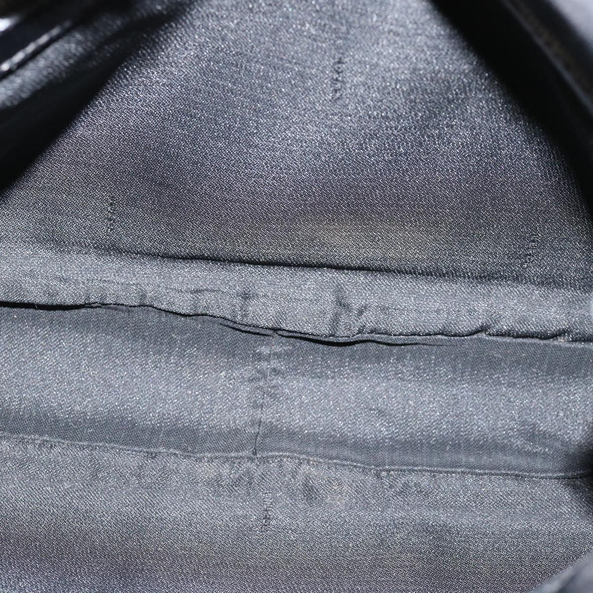 FENDI Shoulder Bag Nylon Black Auth rd2099
