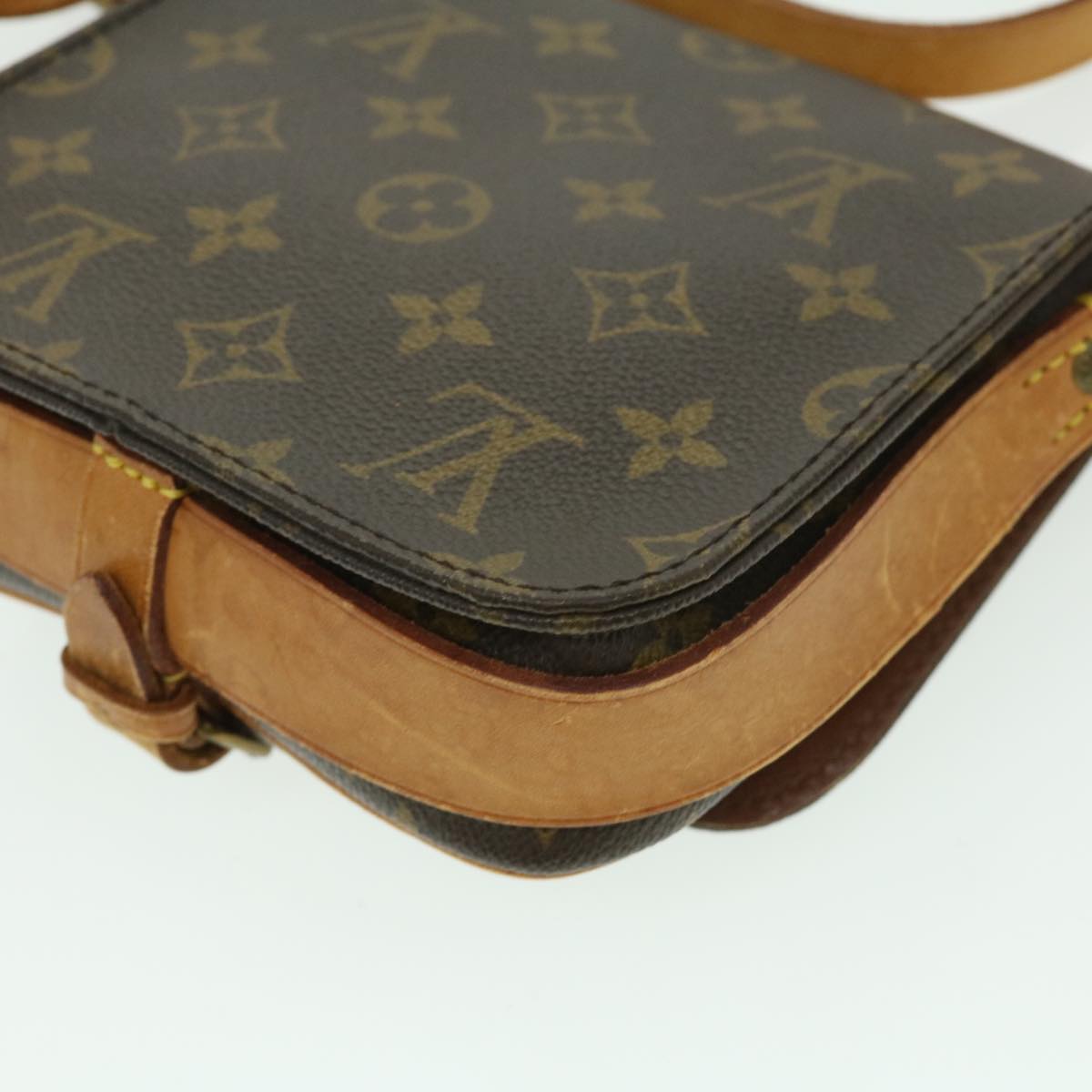 LOUIS VUITTON Monogram Cartouchiere PM Shoulder Bag M51254 LV Auth rd2119