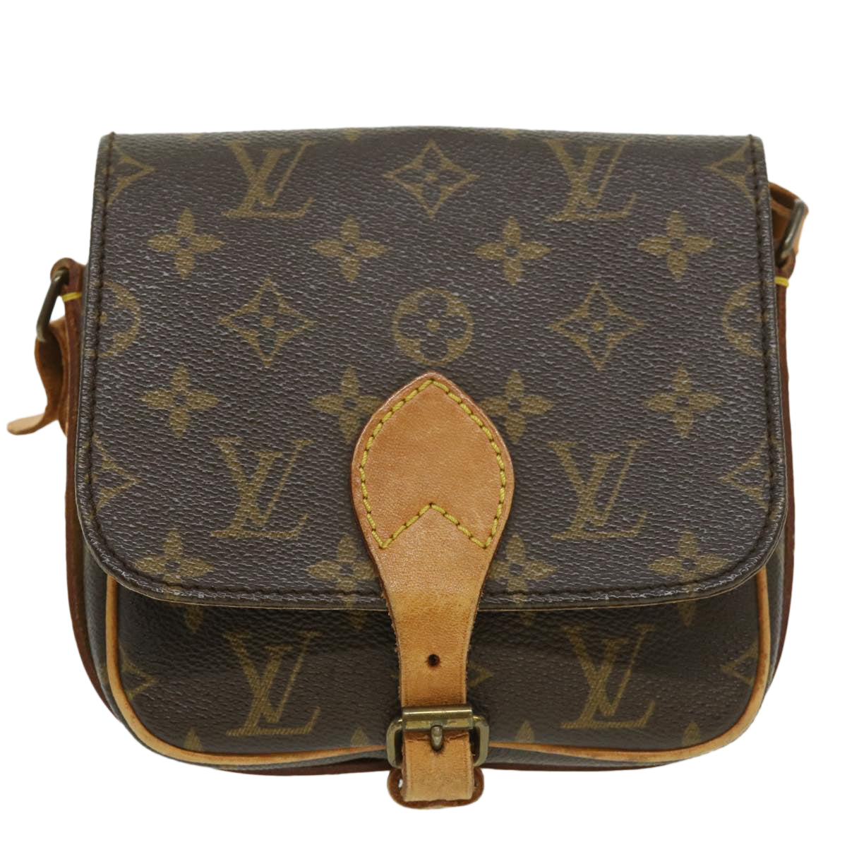 LOUIS VUITTON Monogram Cartouchiere PM Shoulder Bag M51254 LV Auth rd2119