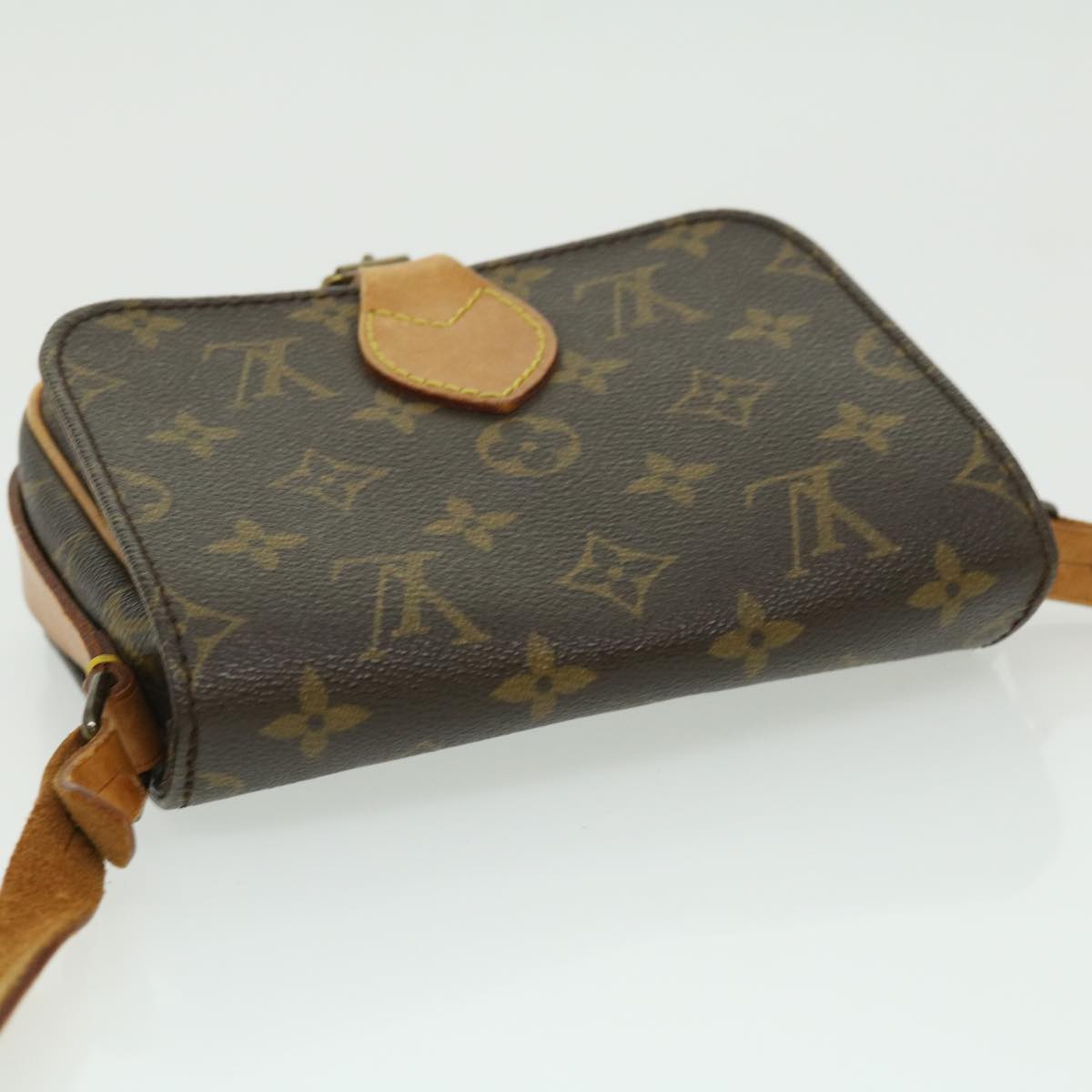 LOUIS VUITTON Monogram Cartouchiere PM Shoulder Bag M51254 LV Auth rd2119