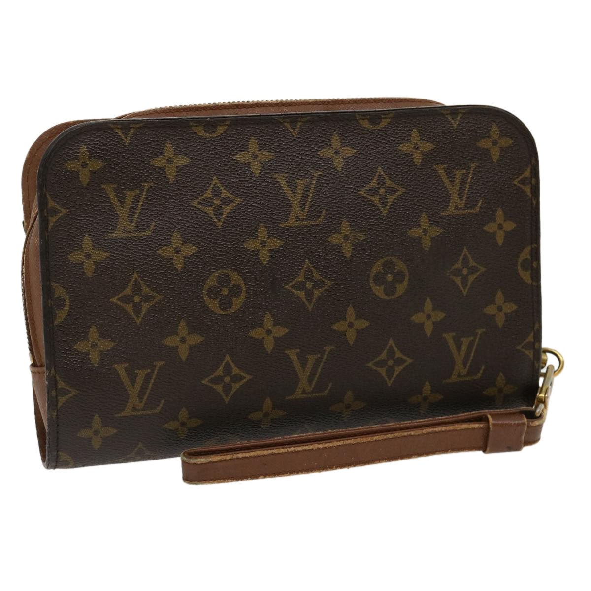 LOUIS VUITTON Monogram Orsay Clutch Bag M51790 LV Auth rd2179