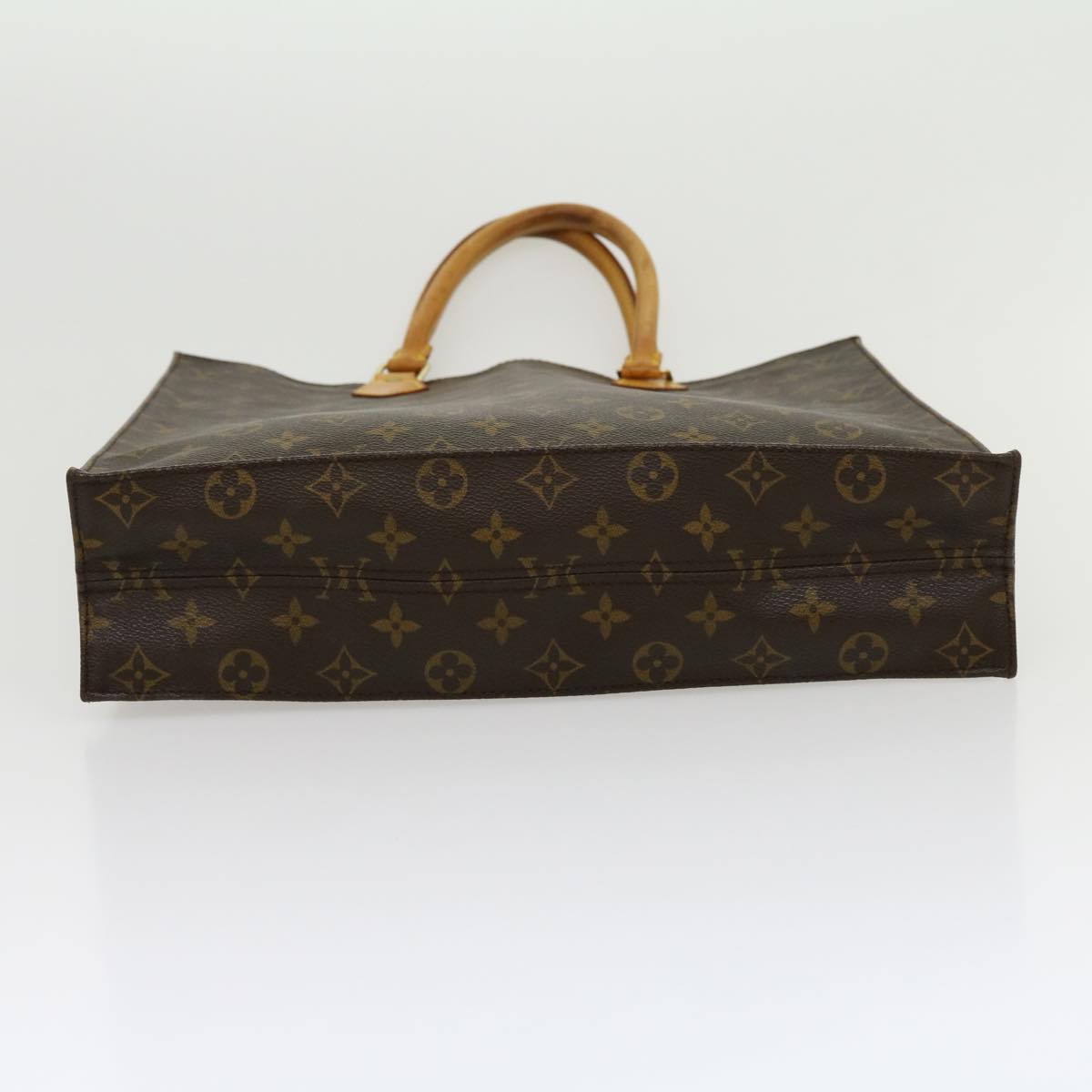 LOUIS VUITTON Monogram Sac Plat Hand Bag M51140 LV Auth rd2218