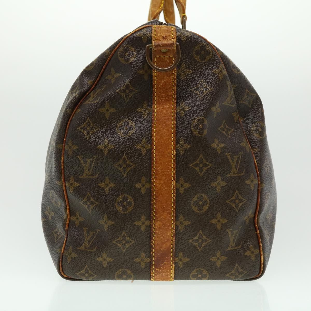 LOUIS VUITTON Monogram Keepall Bandouliere 50 Boston Bag M41416 LV Auth rd2238