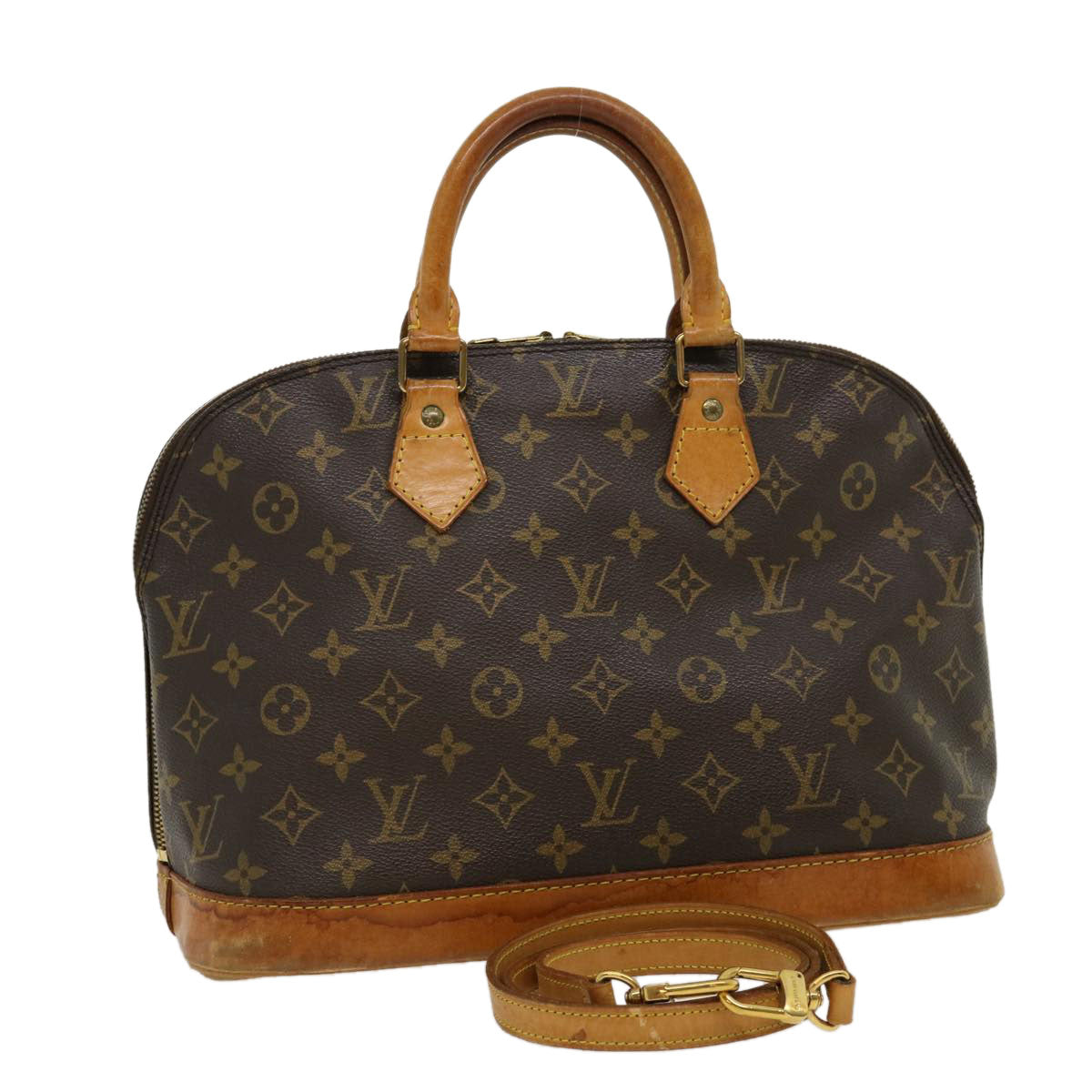 LOUIS VUITTON Monogram Alma Hand Bag M51130 LV Auth rd2245